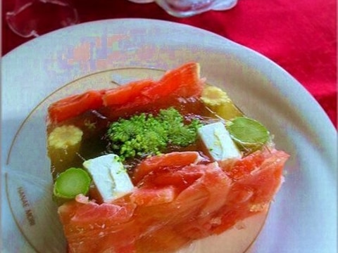おもてなしにスモークサーモンと野菜のテリーヌ レシピ 作り方 By はなまる子 楽天レシピ